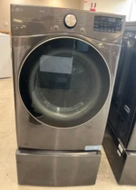 LG 7.4 cu. ft. Ultra Large Capacity Smart Wi-Fi Enabled Front Load Gas Dryer with TurboSteam(TM) and Built-In Intelligence DLGX4001B (a4l4ndzu1sec) - Image 5