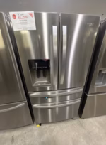 <h5>Model: WRMF3636RZ  </h5><br><p>36 in. 24.5 cu. ft. Standard Depth French Door Refrigerator in Fingerprint Resistant Stainless Steel</p> - Image 2