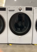 <h5>Model: WM4000HWA</h5><br><p>27 in. 4.5 cu. ft. White Ultra Large Capacity Front Load Washer with TurboWash 360 Steam</p> - Image 2