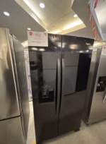 <h5>Model: WRS335SDHB  </h5><br><p>24.6 cu. ft. Side by Side Refrigerator in Black</p> - Image 2
