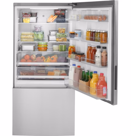 GE GE(R) ENERGY STAR(R) 17.7 Cu. Ft. Counter-Depth Bottom-Freezer Refrigerator GBE17HYRFS (a4lio3d36x71) (2)