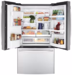 GE GE ENERGY STAR 22.1 Cu. Ft. Counter-Depth Fingerprint Resistant French-Door Refrigerator GYE22GYNFS (a4l9g20l1xkb) (3)
