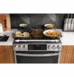GE Profile GE Profile(TM) 30" Smart Slide-In Front-Control Gas Fingerprint Resistant Range with No Preheat Air Fry PGS930YPFS (a4ln7qw3hbgp) (10)