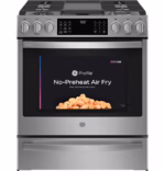 GE Profile GE Profile(TM) 30" Smart Slide-In Front-Control Gas Fingerprint Resistant Range with No Preheat Air Fry PGS930YPFS (a4ln7qw3hbgp) (12)