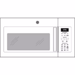 GE GE(R) 1.7 Cu. Ft. Over-the-Range Sensor Microwave Oven JVM6175DKBB (a4lxkyg657vg) (8)