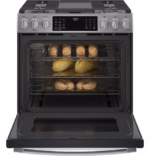 GE Profile GE Profile(TM) 30" Smart Slide-In Front-Control Gas Fingerprint Resistant Range with No Preheat Air Fry PGS930YPFS (a4ln7qw3hbgp) (4)