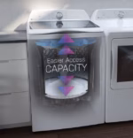 GE Profile GE Profile(TM) ENERGY STAR(R) 5.4 cu. ft. Capacity Washer with Smarter Wash Technology and FlexDispense(TM) PTW700BSTWS (a4lo4fwxappc) (12)