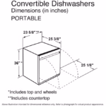 GE GE(R) ENERGY STAR(R) 24" Stainless Steel Interior Portable Dishwasher with Sanitize Cycle GPT225SGLWW (a4llcyzxxsv5) (8)