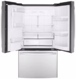 GE GE ENERGY STAR 22.1 Cu. Ft. Counter-Depth Fingerprint Resistant French-Door Refrigerator GYE22GYNFS (a4l9g20l1xkb) (4)