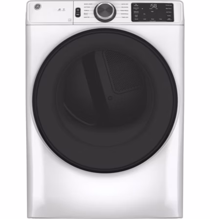 GE GE(R) ENERGY STAR(R) 7.8 cu. ft. Capacity Smart Front Load Gas Dryer with Sanitize Cycle GFD55GSSNWW (a4lnqpkyn07w)