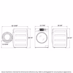 GE GE(R) ENERGY STAR(R) 24" 2.4 Cu. Ft. Front Load Washer with Steam GFW148SSMWW (a4lv9zfphruj) (15)