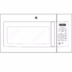 GE GE(R) 1.6 Cu. Ft. Over-the-Range Microwave Oven JVM3160DFWW (a4lbq7lsirbt) (13)