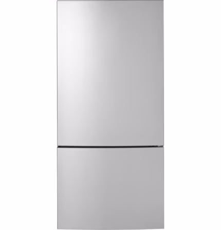 GE GE(R) ENERGY STAR(R) 17.7 Cu. Ft. Counter-Depth Bottom-Freezer Refrigerator GBE17HYRFS (a4lio3d36x71)