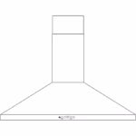 GE GE(R) 36" Wall-Mount Pyramid Chimney Hood JVW5361SJSS (a4lmxnph3x6j) (8)