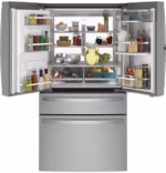GE Profile GE Profile(TM) 22.4 Cu. Ft. Smart Counter-Depth Fingerprint Resistant 4-Door French-Door Refrigerator with Door In Door PXD22BYPFS (a4lbbtz3p24v) (5)