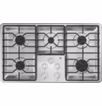 GE GE(R) 36" Built-In Gas Cooktop with Dishwasher-Safe Grates JGP3036SLSS (a4lr2cs88i8u)