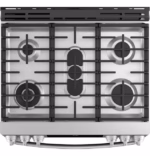 GE Profile GE Profile(TM) 30" Smart Slide-In Front-Control Gas Fingerprint Resistant Range with No Preheat Air Fry PGS930YPFS (a4ln7qw3hbgp) (7)
