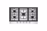 LG 36 Inch Gas Cooktop with UltraHeat(TM) 20K BTU Burner CBGJ3623S (a4lymh46l4fd) (2)