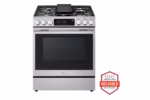 LG 6.3 cu ft. Smart Gas Slide-In Range with InstaView(R), ProBake Convection(R), and Air Fry LSGL6337X (a4l2l89g7cca)