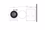 LG 7.4 cu. ft. Ultra Large Capacity Smart Front Load Gas ENERGY STAR Dryer with Sensor Dry & Steam Technology DLGX5501W (a4lmk0tb1igi) (6)