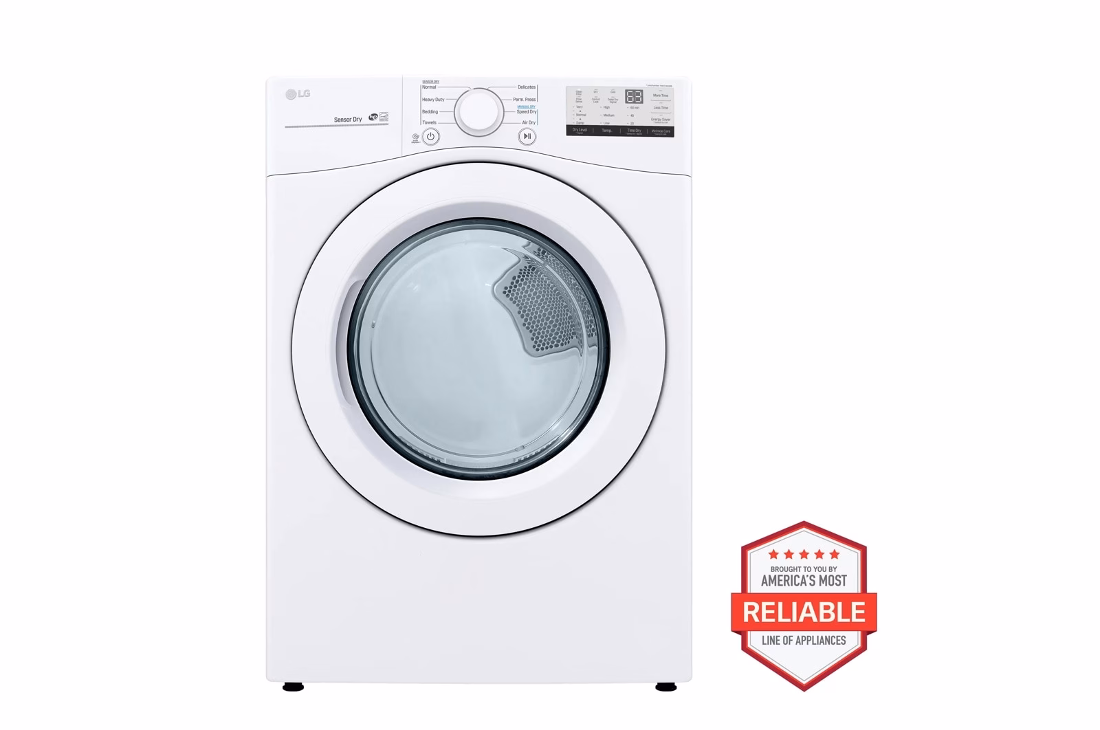 a4l-cover-a4lr7g2125bn LG 7.4 cu. ft. Large Capacity Electric Dryer - White DLE3400W (a4lr7g2125bn)