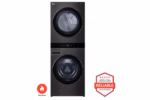 LG Single Unit Front Load LG WashTower(TM) with Center Control(R) 5.0 cu. ft. Washer & 7.4 cu. ft. Gas Dryer WKGX301HBA (a4l9zaehktrz)
