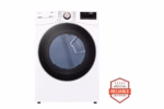 LG 7.4 cu. ft. Large Capacity Front Load Gas Dryer - White DLGX4001W (a4l2th6lzwvo)