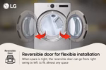 LG 7.4 cu. ft. Ultra Large Capacity Smart Front Load Gas Dryer with Sensor Dry & Steam Technology DLGX5501V (a4lmb6k8f5vj) (4)