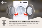LG 7.4 cu. ft. Ultra Large Capacity Smart Front Load Gas ENERGY STAR Dryer with Sensor Dry & Steam Technology DLGX5501W (a4lmk0tb1igi) (4)