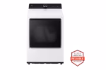 LG 7.3 cu. ft. Ultra Large Capacity Rear Control Gas Dryer with LG EasyLoad(TM) Door, AI Sensing and TurboSteam(TM) DLGX8601WE (a4ledbd1wajp)