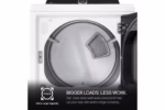 LG 7.3 cu. ft. Ultra Large Capacity Rear Control Gas Dryer with LG EasyLoad(TM) Door, AI Sensing and TurboSteam(TM) DLGX8601WE (a4ledbd1wajp) (7)