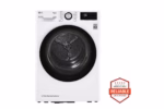 LG 4.2 cu. ft. Smart Wi-Fi Enabled Compact Front Load Dryer with Dual Inverter HeatPump(TM) Technology DLHC1455W (a4lpod0wun77)