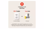 LG Single Unit Front Load LG WashTower(TM) with Center Control(R) 5.0 cu. ft. Washer & 7.4 cu. ft. Gas Dryer WKGX301HBA (a4l9zaehktrz) (3)