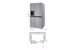 LG 27 cu. ft. Side-by-Side Refrigerator with Craft Ice(TM) LHSXS2706S (a4lsszhtgb81) (6)