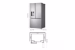 LG 26 cu. ft. Smart Counter-Depth MAX(TM) French Door Refrigerator with Four Types of Ice LRYXC2606S (a4l99vxv1igc) (6)