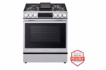LG 6.3 cu ft. Smart Gas Slide-In Range ProBake Convection(R) InstaView(R), and Air Fry LSGL6335X (a4lu4l05ihmp)