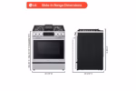 LG 6.3 cu ft. Smart Gas Slide-In Range ProBake Convection(R) InstaView(R), and Air Fry LSGL6335X (a4lu4l05ihmp) (4)