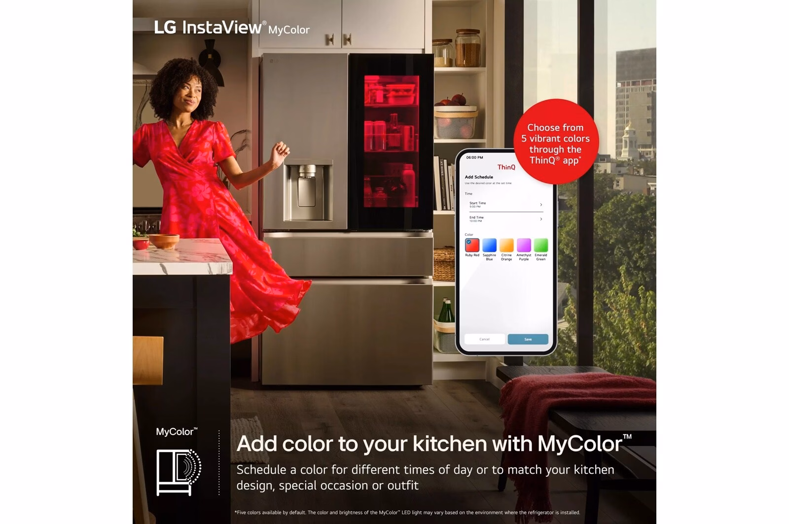 LG 29 cu. ft. Smart InstaView(R) Door-in-Door(R) Standard-Depth MAX(TM) 4-Door French Door Refrigerator with MyColor(TM) LF29S8365S (a4lg0708v6pq) (13)