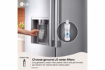 LG 29 cu. ft. Standard-Depth MAX(TM) 4-Door French Door Refrigerator with Mini Craft Ice(TM) and Full-Convert Drawer(TM) LF29S9730S (a4ltp8gvdw2s) (15)