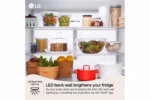 LG 29 cu. ft. Standard-Depth MAX(TM) 4-Door French Door Refrigerator with Mini Craft Ice(TM) and Full-Convert Drawer(TM) LF29S9730S (a4ltp8gvdw2s) (9)