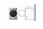 LG 4.5 cu. ft. Capacity Smart Front Load ENERGY STAR Washer with TurboWash(R) 360 deg and AI DD(R) Built-In Intelligence WM5500HVA (a4lymfgxnvwz) (4)