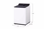 LG 5.5 cu. ft. Mega Capacity Smart Top Load Washer with Impeller, EasyUnload(TM) & AI Sensing WT8400CW (a4ltvqoj1x8k) (4)