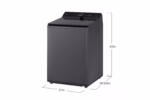 LG 5.3 cu. ft. Mega Capacity Smart Top Load Washer with 4-Way(R) Agitator, EasyUnload(TM) & AI Sensing WT8405CB (a4lo2j63wsfi) (4)