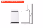 LG 4.8 cu. ft. Mega Capacity Smart Top Load Washer with 4-Way(R) Agitator, EasyUnload(TM) & AI Sensing WT8205CW (a4lsv99ppr83) (5)