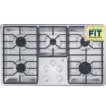 GE GE(R) 36" Built-In Gas Cooktop with Dishwasher-Safe Grates JGP3036SLSS (a4lr2cs88i8u) (4)
