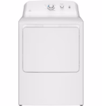 GE GE 6.2 cu. ft. Capacity Electric Dryer with Up To 120 ft. Venting and Shallow Depth GTX33EASKWW (a4lo61uh3g32)