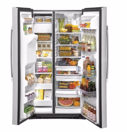 GE GE 25.1 Cu. Ft. Fingerprint Resistant Side-By-Side Refrigerator GSS25IYNFS (a4la94sq4t9g) (2)