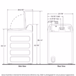 GE Profile GE Profile(TM) ENERGY STAR(R) 5.4 cu. ft. Capacity Washer with Smarter Wash Technology and FlexDispense(TM) PTW700BSTWS (a4lo4fwxappc) (8)