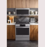 GE Profile GE Profile(TM) 30" Smart Slide-In Front-Control Gas Fingerprint Resistant Range with No Preheat Air Fry PGS930YPFS (a4ln7qw3hbgp) (9)
