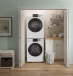 GE GE(R) ENERGY STAR(R) 24" 4.3 Cu.Ft. Front Load Vented Electric Dryer with Stainless Steel Basket GFD14ESSNWW (a4l3svor9oun) (6)